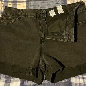 Time and Tru Black Jean Shorts